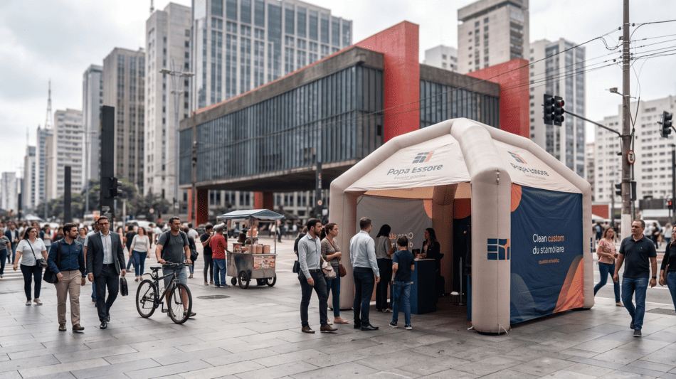 Ativações Pop-up Store: Como Criar Lojas Temporárias e Dinâmicas em Minutos Usando Tendas Infláveis