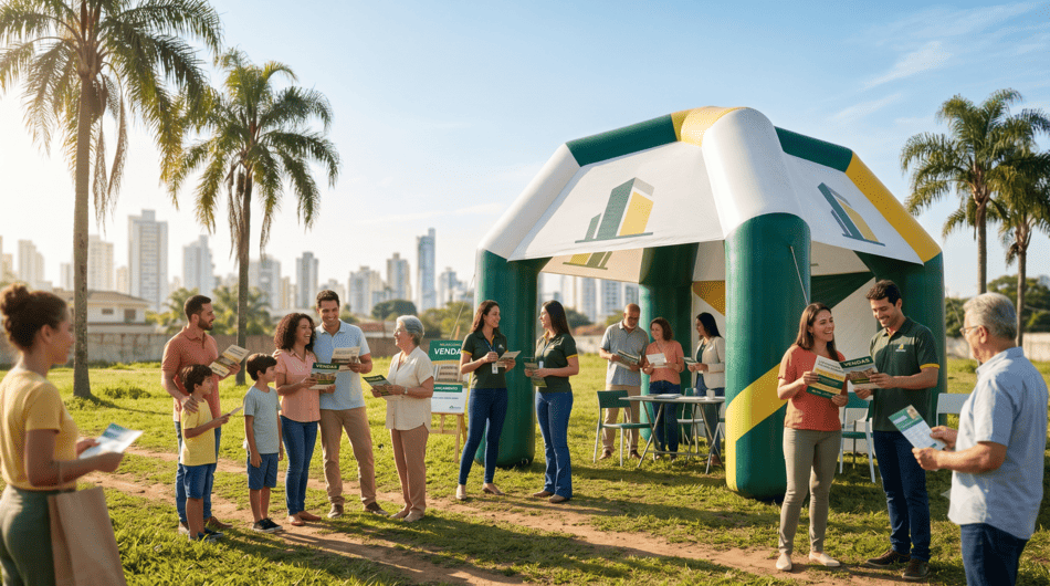 Lançamentos Imobiliários e Feirões: Como Criar um Stand de Vendas Flutuante e de Alto Impacto