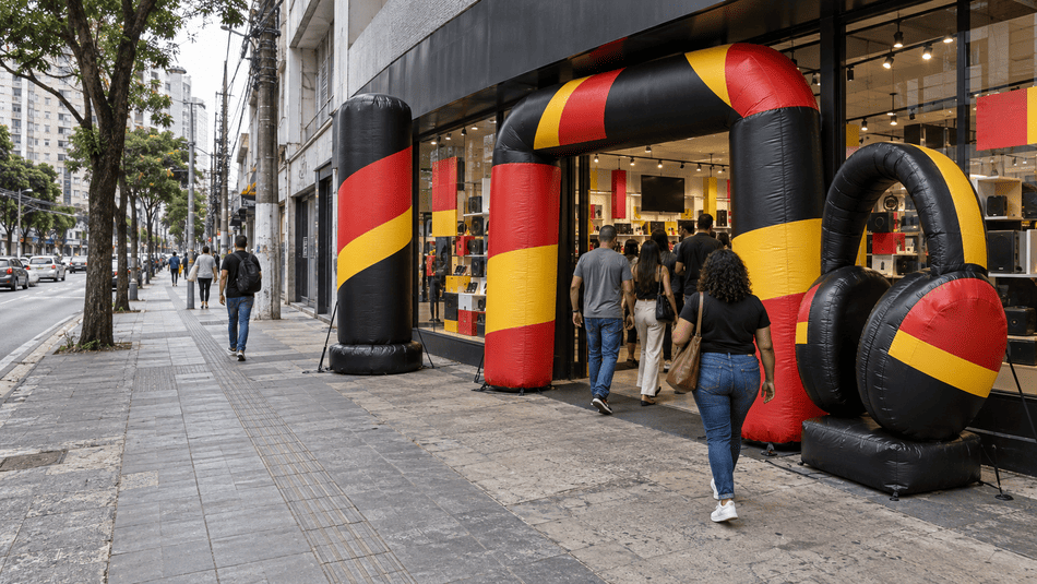 Inflável para Black Friday: qual modelo escolher para sua campanha?
